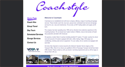 Desktop Screenshot of coachstyle.ltd.uk