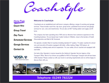 Tablet Screenshot of coachstyle.ltd.uk